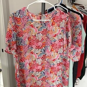 Floral Multicolor Women's Top